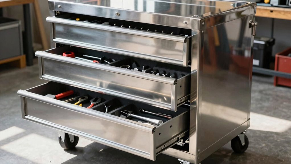 top stainless steel storage