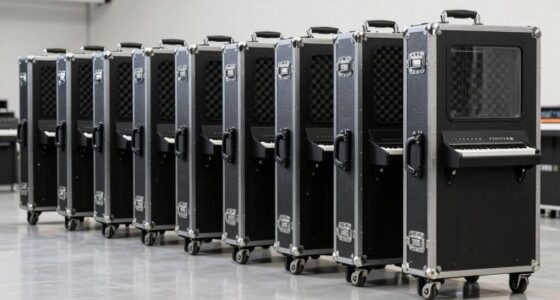 top wheeled keyboard cases