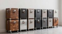 top wheeled storage trunks
