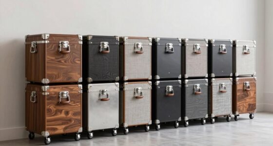 top wheeled storage trunks