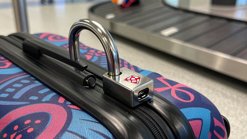 travel security lock functions