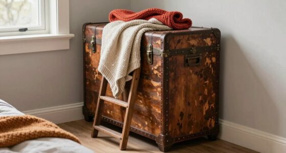 trunk as blanket ladder