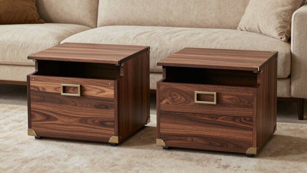 trunk end tables set