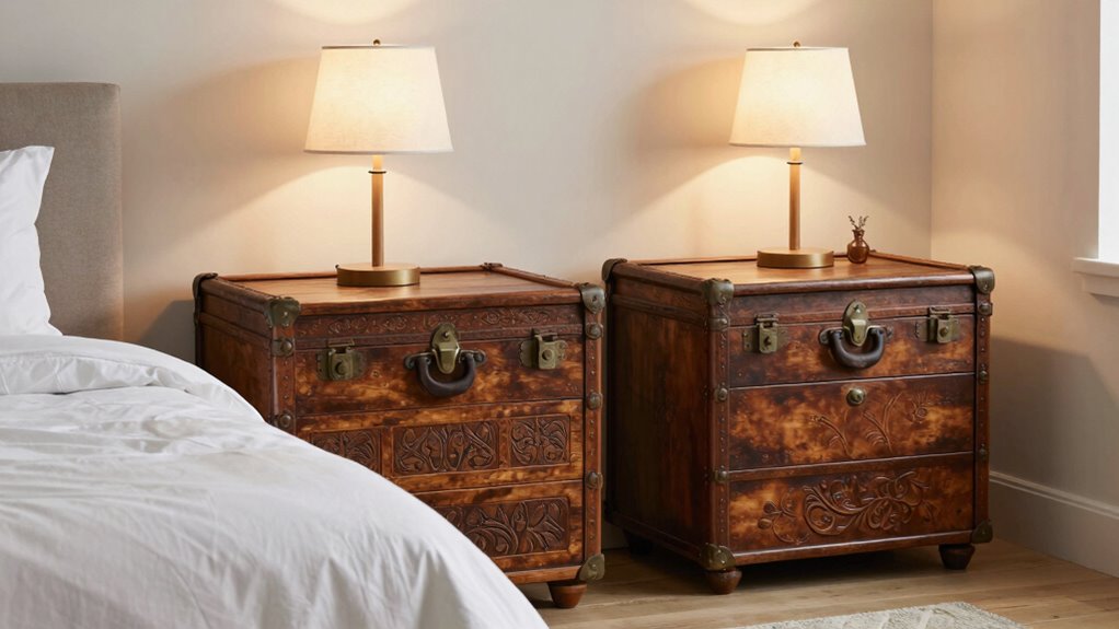 trunks as compact nightstands