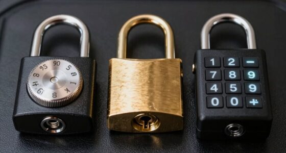 types of luggage locks