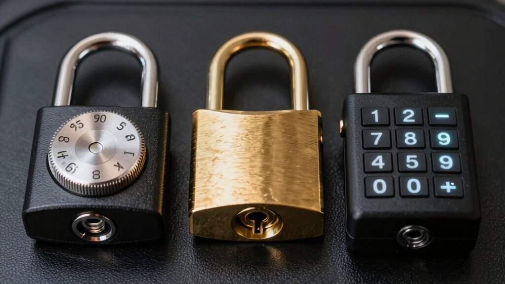 types of luggage locks