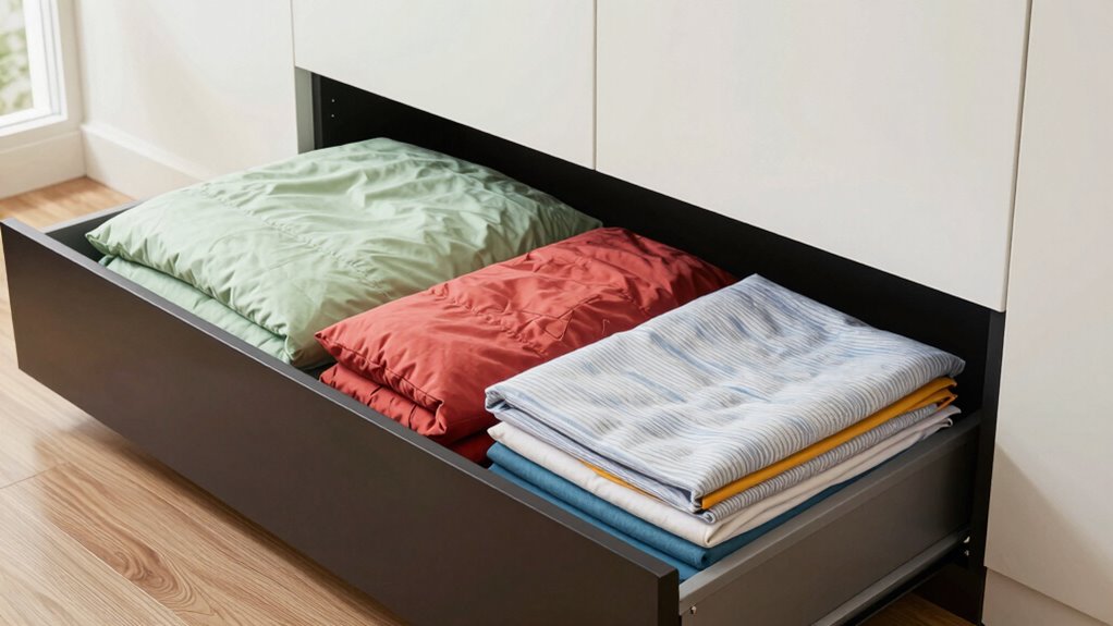 under bed storage organization