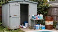 unsafe pool chemical storage