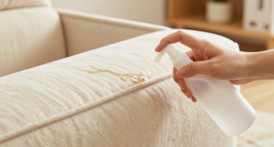 upholstery cleaning without rings