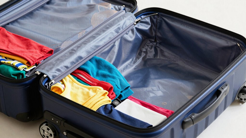 use expandable luggage wisely