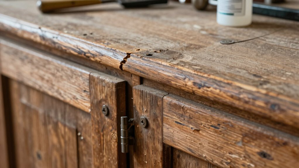 use glue and reinforcements