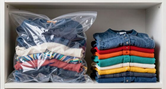 vacuum bags save space