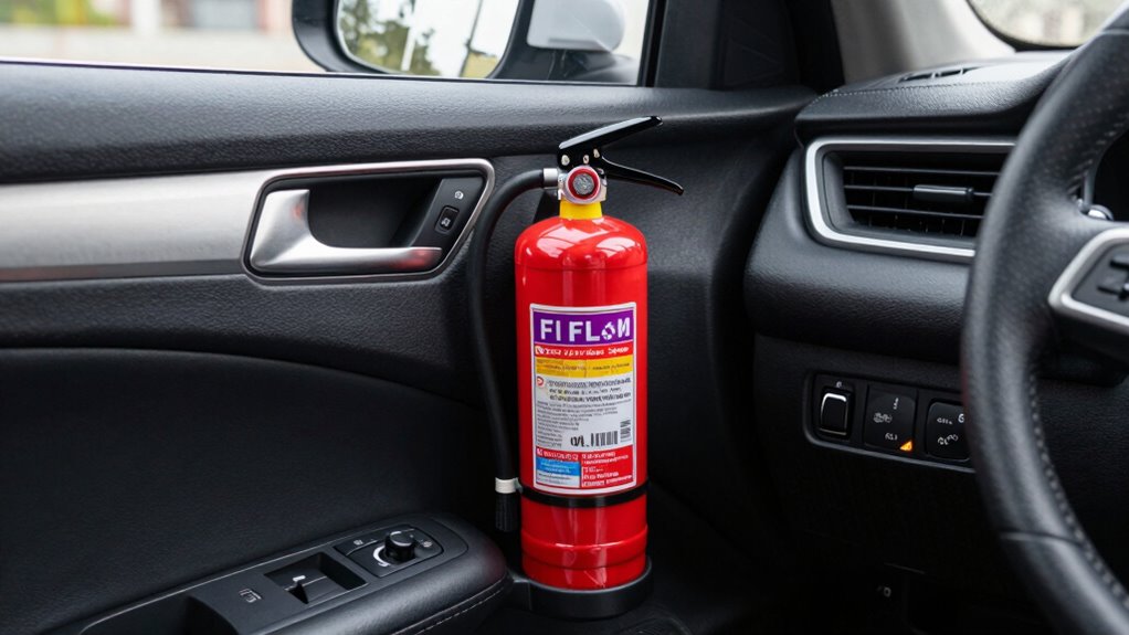 vehicle mounted fire safety compliance