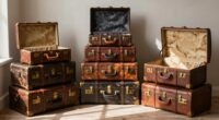 vintage steamer trunk decor