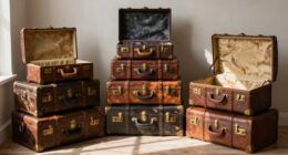 vintage steamer trunk decor