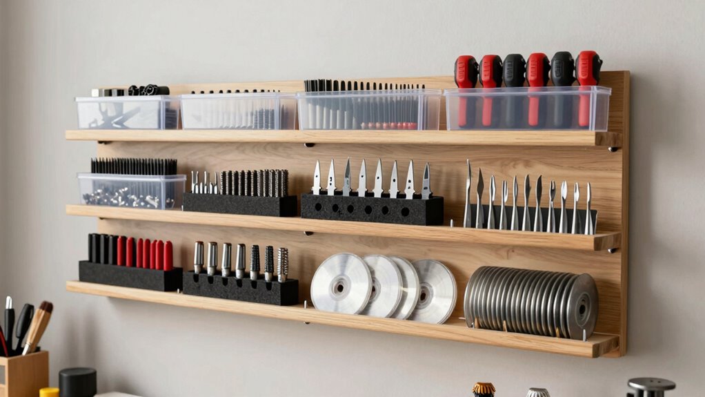 wall mounted tool storage