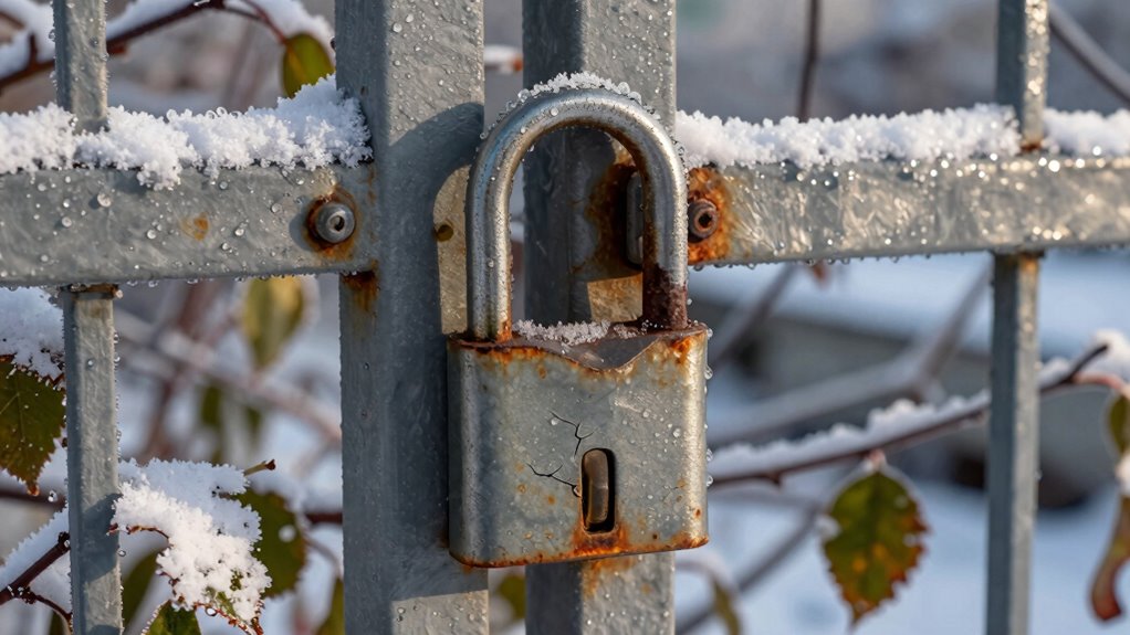 weather impacts outdoor locks