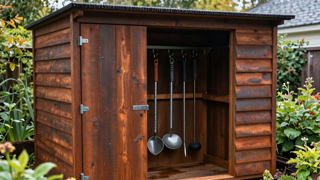 weatherproof ventilated storage design