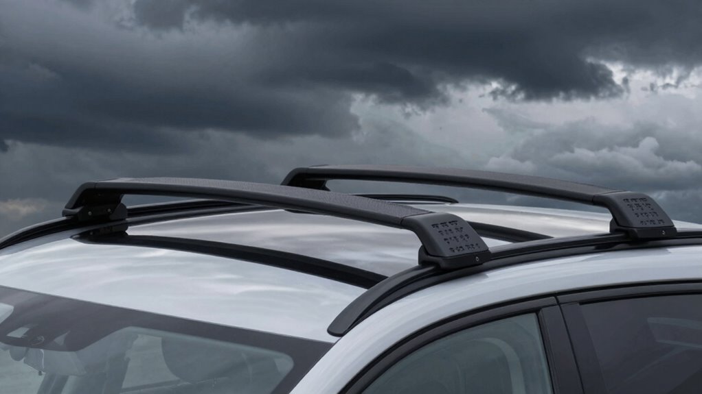 wind resistant roof rack crossbars