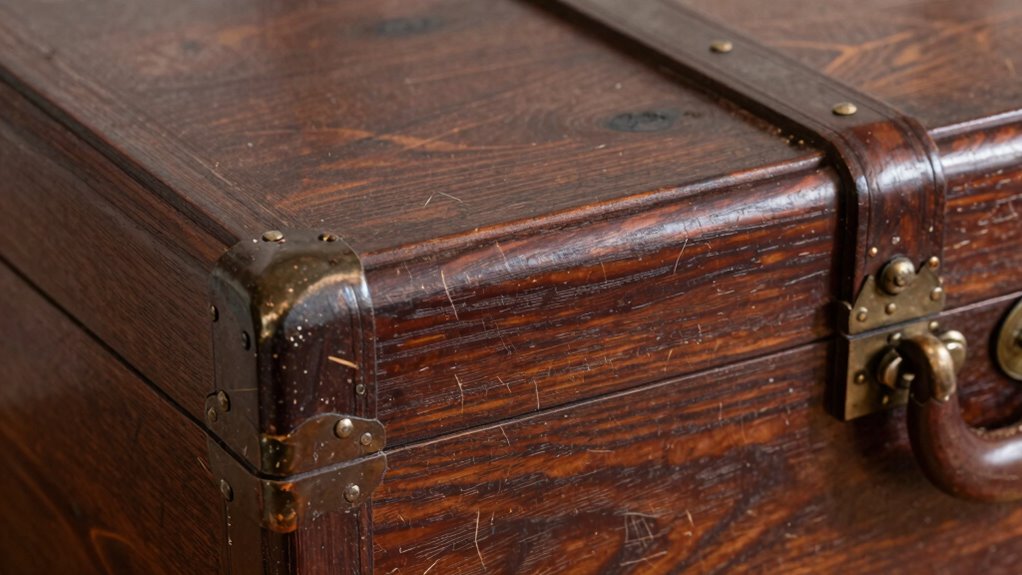 wood trunk scratch repairs