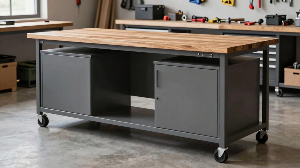 workbenches with sturdy mobility