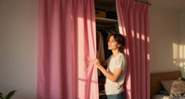 I Ditched My Closet Doors For $60 Pleated Curtains (See Why!)