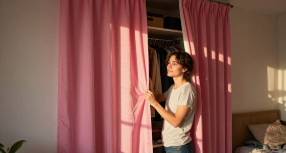 I Ditched My Closet Doors For $60 Pleated Curtains (See Why!)