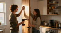 This Couple Removed Their Bedroom Door To Make A 415-Square-Foot Apartment Work