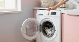 You’d Never Expect To See Ombré Walls In A Laundry Room — But It Works