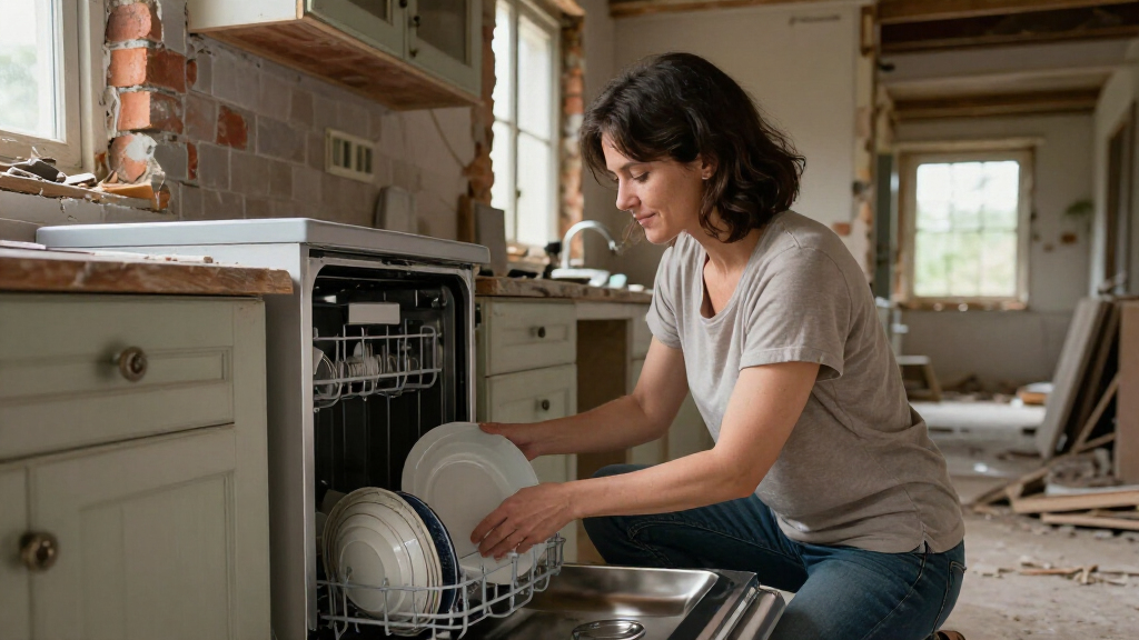 A Victorian Home's Entire Kitchen Was Demolished — Except For The Dishwasher