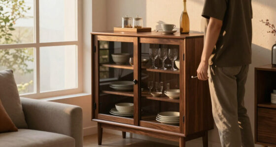 A Wall Of Cabinets Did More Than Add Storage To This Living Room