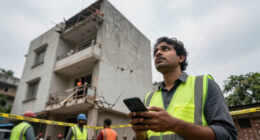 Four-storey Building In Delhi Evacuated After Sudden Tilt; MCD Asks Owner To Demolish Structure - Newindianexpress.com