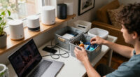 Her Home Office Is In An Unexpected Location — Now It's Clutter-Free