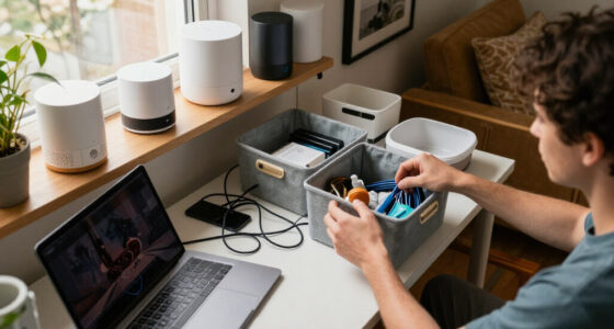 Her Home Office Is In An Unexpected Location — Now It's Clutter-Free