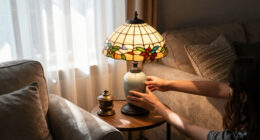 T.J. Maxx Is Selling Out Of This Tiffany-Inspired Accent Lamp