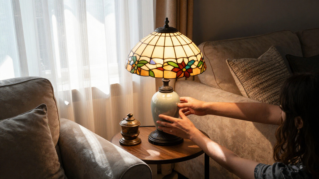 T.J. Maxx Is Selling Out Of This Tiffany-Inspired Accent Lamp