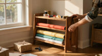 Don't Toss Your Old Shoe Rack: Transform It Into An Easy-To-Use Gift Wrapping Station
