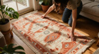 Not Curtains Or Blinds: She Transforms Rugs For A Budget-Friendly Way To Cover Windows
