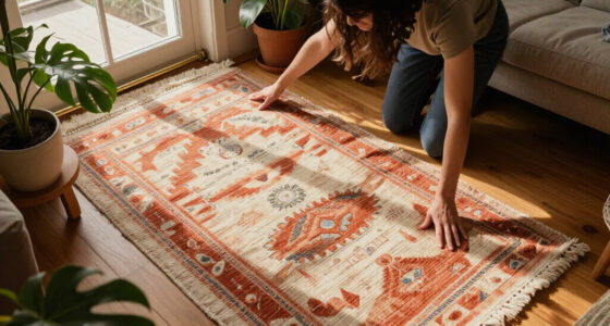 Not Curtains Or Blinds: She Transforms Rugs For A Budget-Friendly Way To Cover Windows