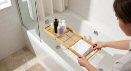 Skip Traditional Shower Curtains: Add Storage To Small Baths With A Space-Saving Alternative